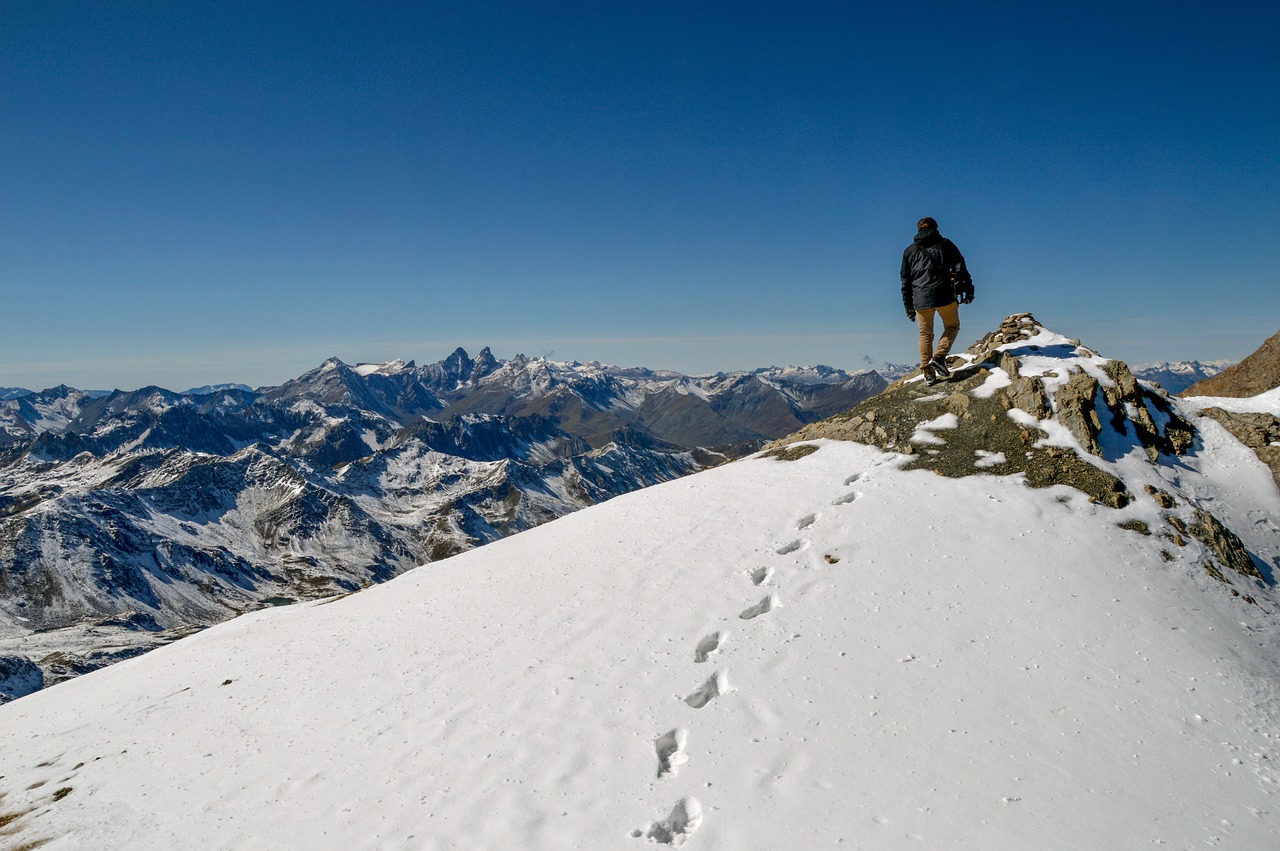 personal development - mountain peak