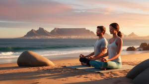 ife coach - reset core beliefs - couple meditating on the beach