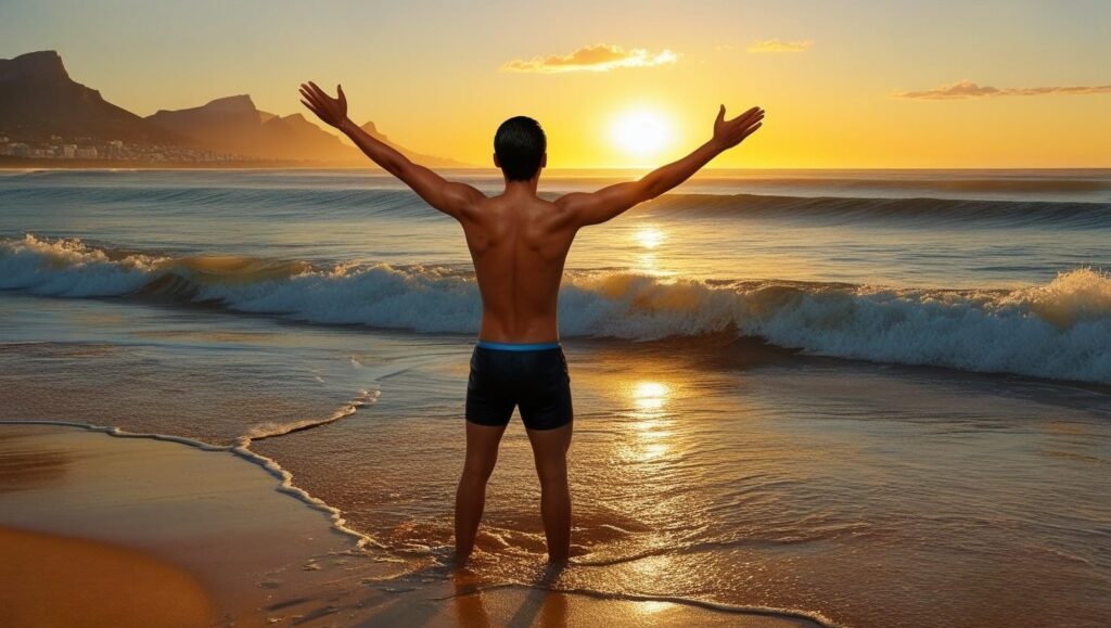 life coaching - person on the beach at sunrise
